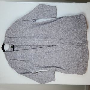 Xersion Women's Open Cardigan Fleece Gray Size 1X